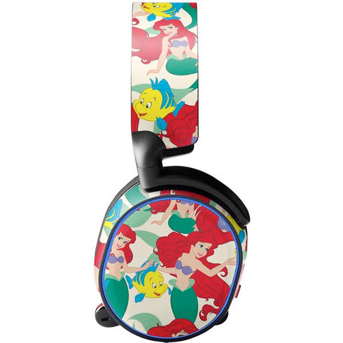 Disney The Little Mermaid Ariel and Flounder Pattern SteelSeries Arctis 3 Skin