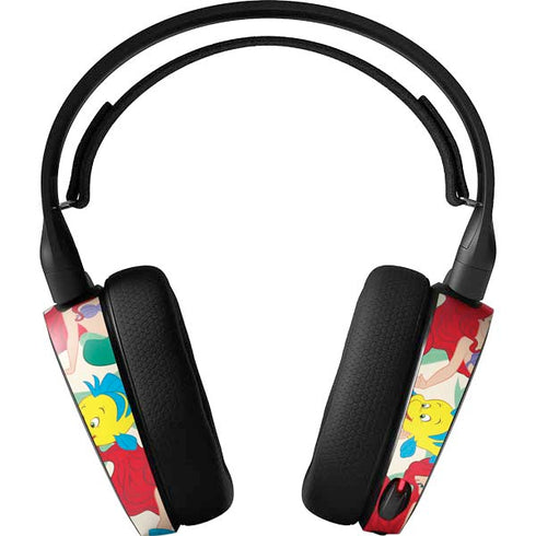 Disney The Little Mermaid Ariel and Flounder Pattern SteelSeries Arctis 3 Skin