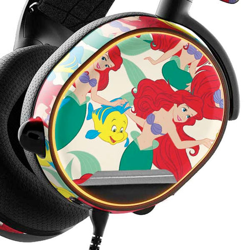 Disney The Little Mermaid Ariel and Flounder Pattern SteelSeries Arctis 3 Skin