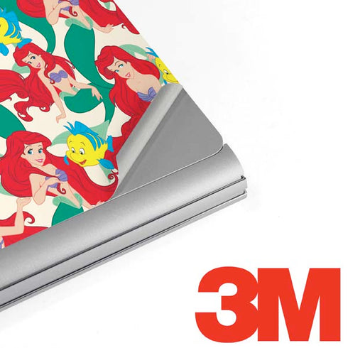 Disney The Little Mermaid Ariel and Flounder Pattern Surface Book 2 15in Skin