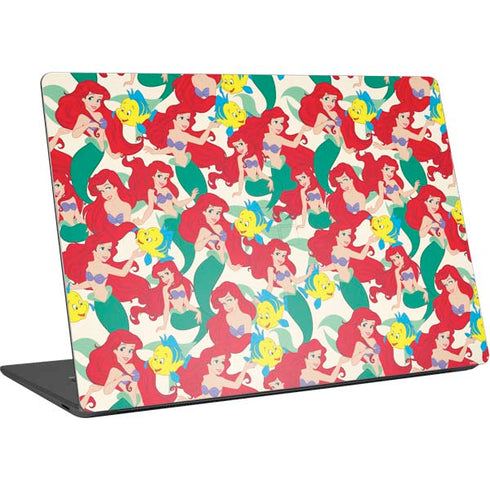 Disney The Little Mermaid Ariel and Flounder Pattern Surface Laptop 4 15in Skin