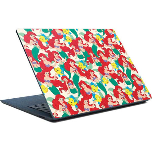 Disney The Little Mermaid Ariel and Flounder Pattern Surface Laptop Skin