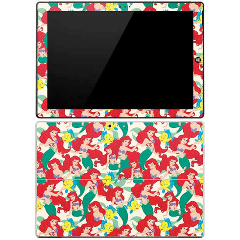 Disney The Little Mermaid Ariel and Flounder Pattern Surface Pro 3 Skin