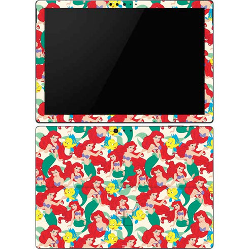 Disney The Little Mermaid Ariel and Flounder Pattern Surface Pro 6 Skin
