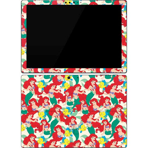 Disney The Little Mermaid Ariel and Flounder Pattern Surface Pro 7 Skin