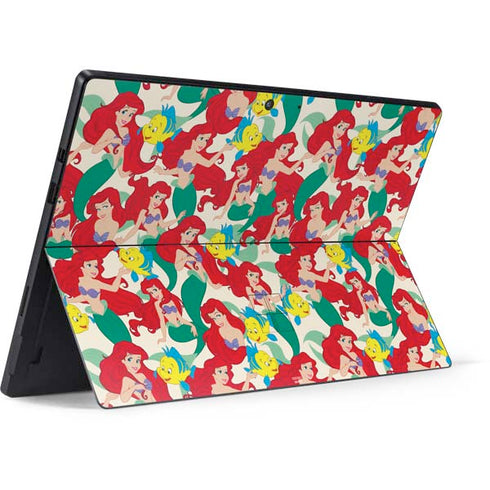Disney The Little Mermaid Ariel and Flounder Pattern Surface Pro 7 Skin