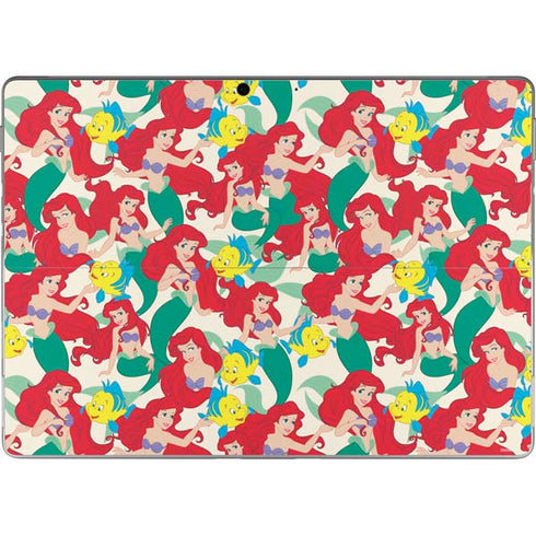 Disney The Little Mermaid Ariel and Flounder Pattern Surface Pro 9 Skin
