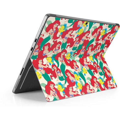 Disney The Little Mermaid Ariel and Flounder Pattern Surface Pro 9 Skin