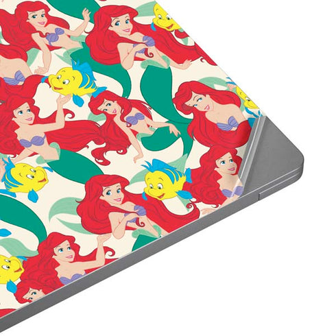 Disney The Little Mermaid Ariel and Flounder Pattern Universal Laptop 12in (9.8 x 6.8in) Skin