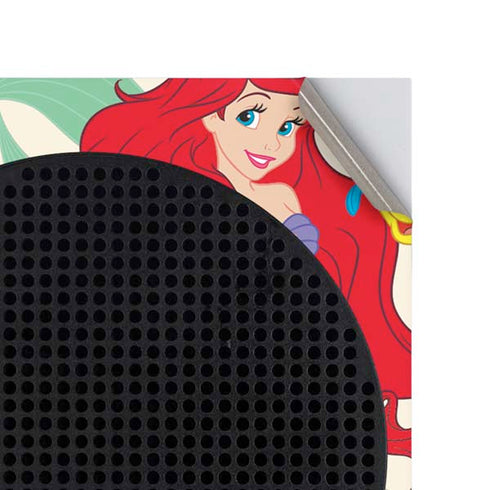 Disney The Little Mermaid Ariel and Flounder Pattern Xbox Series S Console Skin