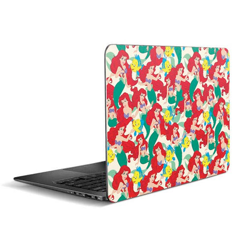 Disney The Little Mermaid Ariel and Flounder Pattern Zenbook UX305FA 13.3in Skin