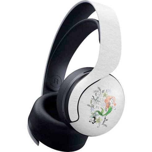 Disney The Little Mermaid Ariel and Flounder Art PULSE 3D Wireless Headset for PS5 Skin
