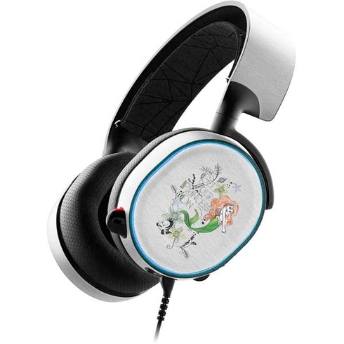 Disney The Little Mermaid Ariel and Flounder Art SteelSeries Arctis 3 Skin