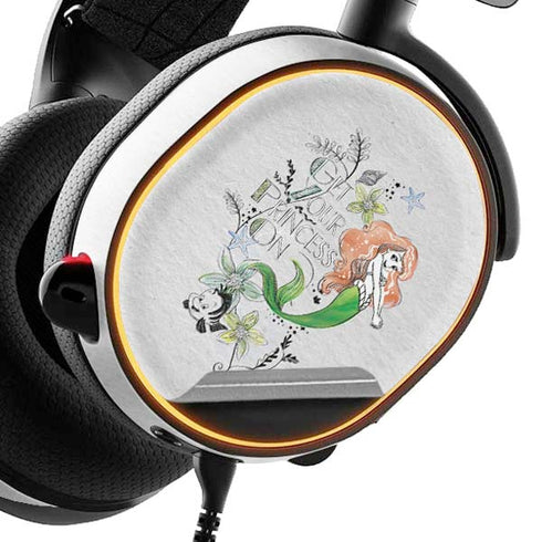 Disney The Little Mermaid Ariel and Flounder Art SteelSeries Arctis 3 Skin