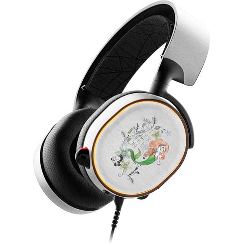Disney The Little Mermaid Ariel and Flounder Art SteelSeries Arctis 5 Skin