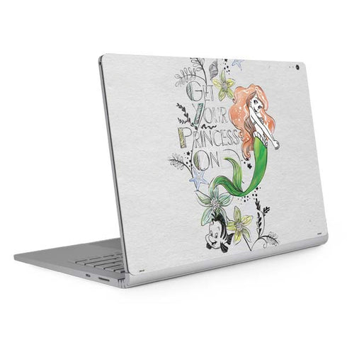Disney The Little Mermaid Ariel and Flounder Art Surface Book 2 13.5in Skin