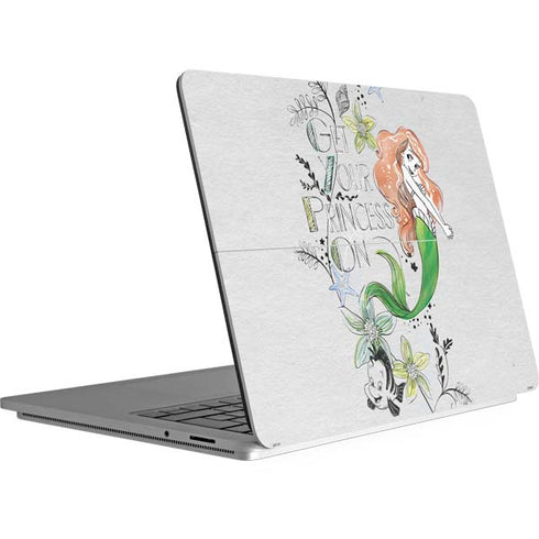Disney The Little Mermaid Ariel and Flounder Art Surface Laptop Studio Skin