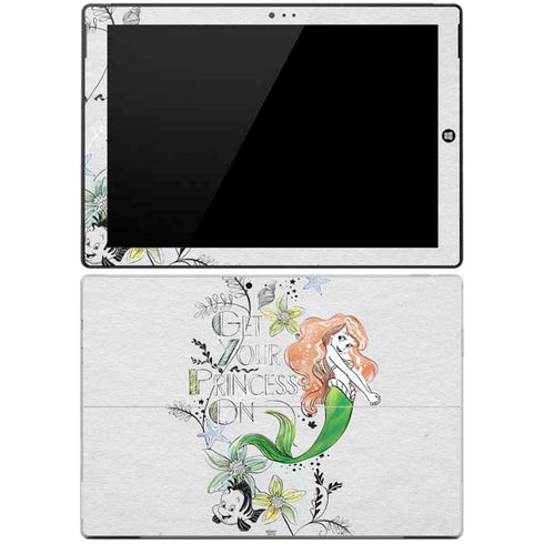 Disney The Little Mermaid Ariel and Flounder Art Surface Pro 3 Skin
