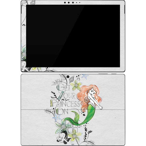 Disney The Little Mermaid Ariel and Flounder Art Surface Pro 7 Skin
