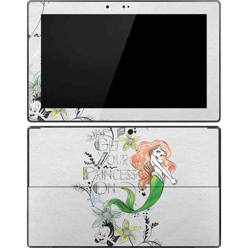 Disney The Little Mermaid Ariel and Flounder Art Surface Pro Tablet Skin