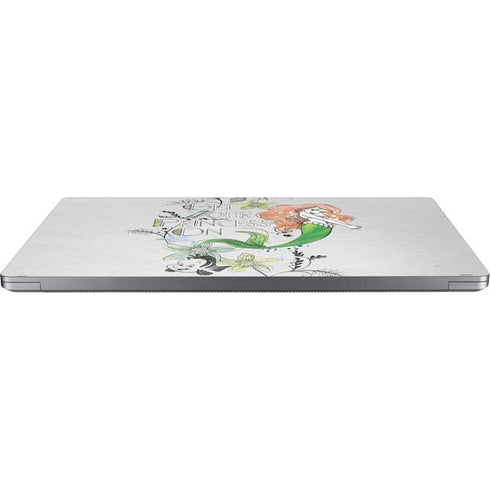 Disney The Little Mermaid Ariel and Flounder Art Universal Laptop 12in (9.8 x 6.8in) Skin
