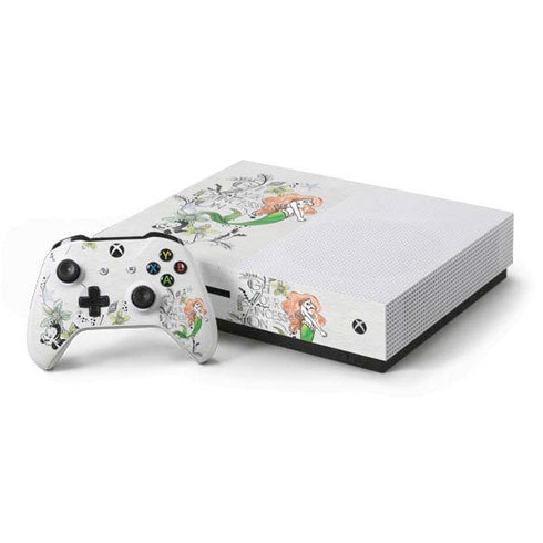 Disney The Little Mermaid Ariel and Flounder Art Xbox One Skins