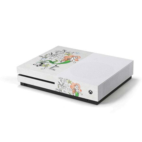 Disney The Little Mermaid Ariel and Flounder Art Xbox One S Console Skin