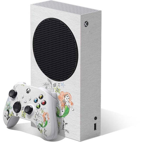 Disney The Little Mermaid Ariel and Flounder Art Xbox Series S Skins