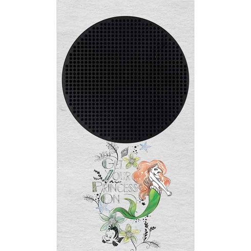 Disney The Little Mermaid Ariel and Flounder Art Xbox Series S Bundle Skin
