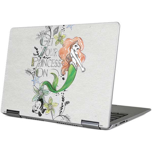 Disney The Little Mermaid Ariel and Flounder Art Yoga 710 14in Skin
