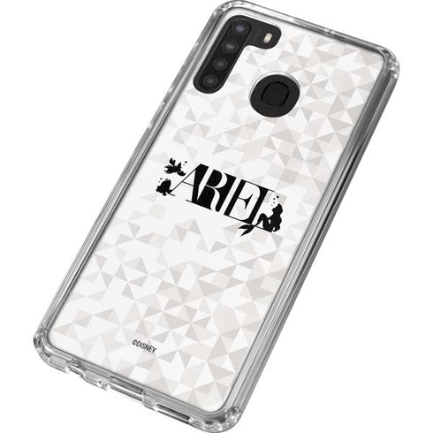 Disney Princess Ariel Chromatic Galaxy A21 Clear Case