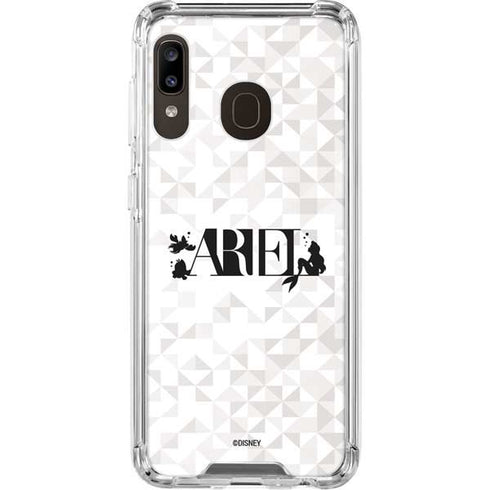 Disney Princess Ariel Chromatic Galaxy A30 Clear Case