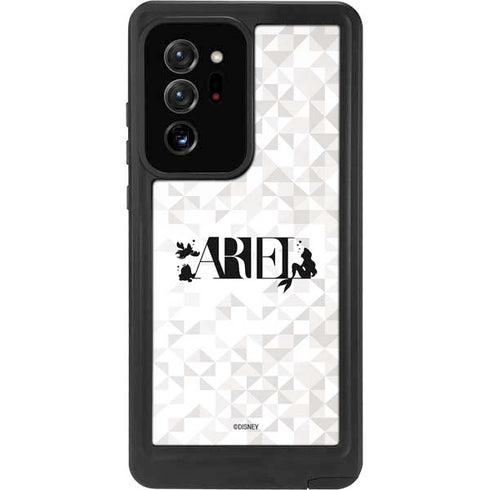 Disney Princess Ariel Chromatic Galaxy Note20 Ultra 5G Waterproof Case