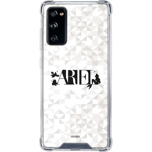 Disney Princess Ariel Chromatic Galaxy S20 FE Clear Case