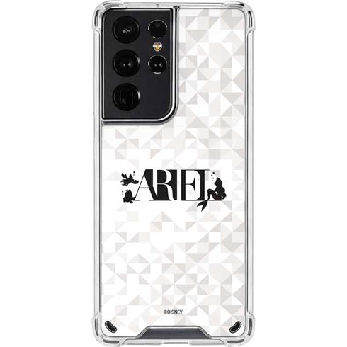 Disney Princess Ariel Chromatic Galaxy S21 Ultra 5G Clear Case