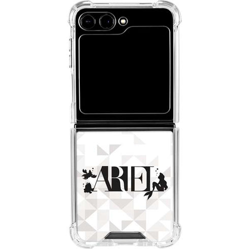 Disney Princess Ariel Chromatic Galaxy Z Flip5 5G Clear Case