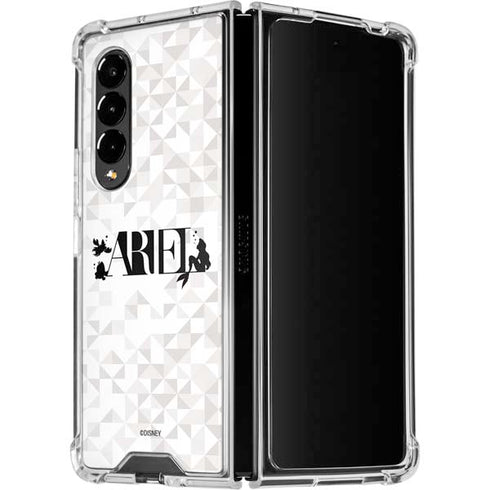 Disney Princess Ariel Chromatic Galaxy Z Fold4 5G Clear Case