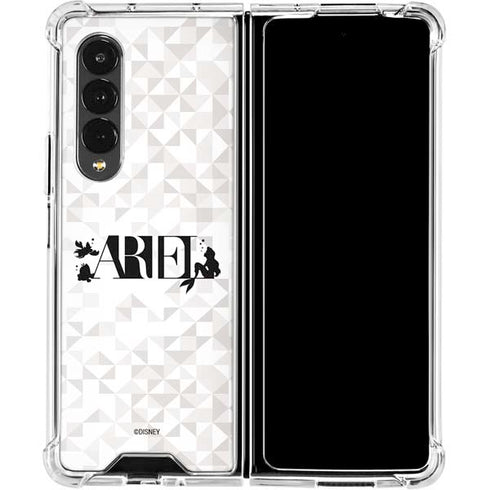 Disney Princess Ariel Chromatic Galaxy Z Fold4 5G Clear Case