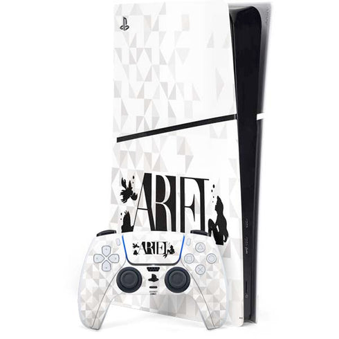 Disney Princess Ariel Chromatic PS5 Slim Digital Edition Bundle Skin