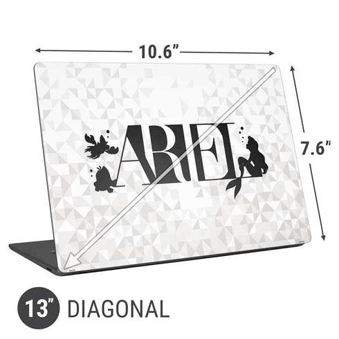 Disney Princess Ariel Chromatic Universal Laptop 13in (10.6 x 7.6in) Skin