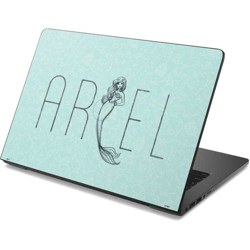 Disney The Little Mermaid Ariel Daydreamer Art Dell Chromebook Skin