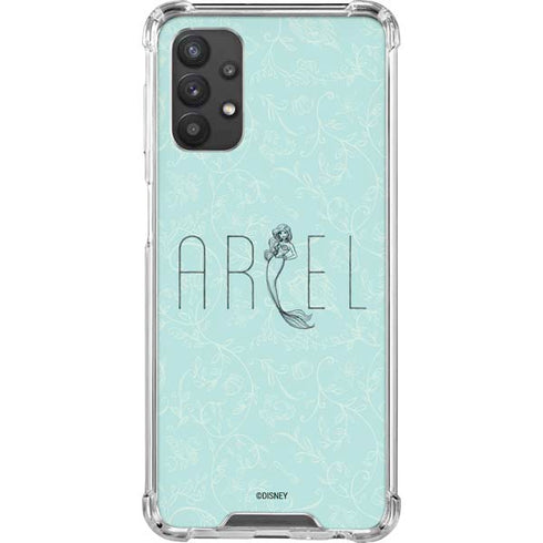 Disney The Little Mermaid Ariel Daydreamer Art Galaxy A32 5G Clear Case
