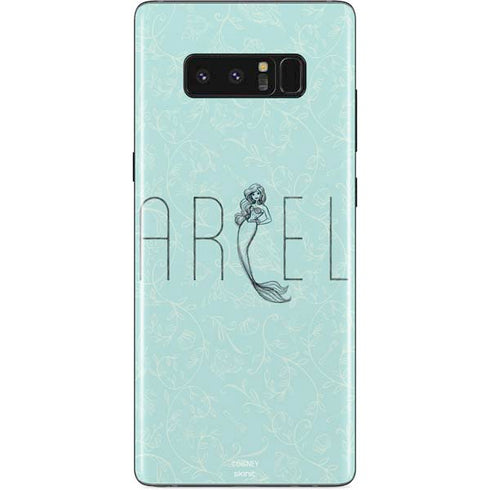 Disney The Little Mermaid Ariel Daydreamer Art Galaxy Note 8 Skin