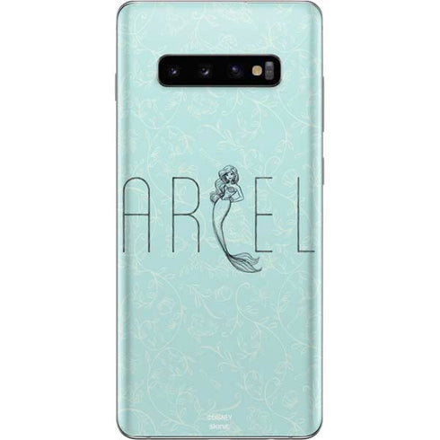 Disney The Little Mermaid Ariel Daydreamer Art Galaxy S10 Plus Skin