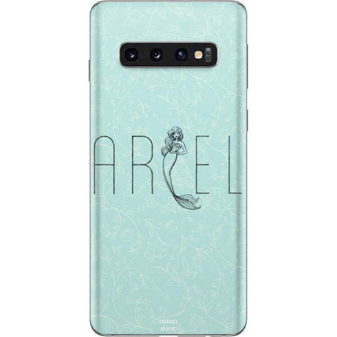 Disney The Little Mermaid Ariel Daydreamer Art Galaxy S10 Skin