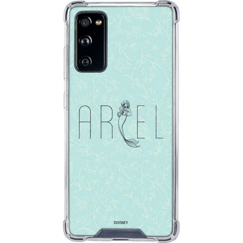 Disney The Little Mermaid Ariel Daydreamer Art Galaxy S20 FE Clear Case
