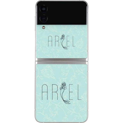 Disney The Little Mermaid Ariel Daydreamer Art Galaxy Z Flip3 5G Skin