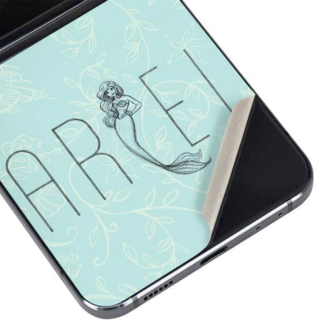 Disney The Little Mermaid Ariel Daydreamer Art Galaxy Z Flip5 5G Skin