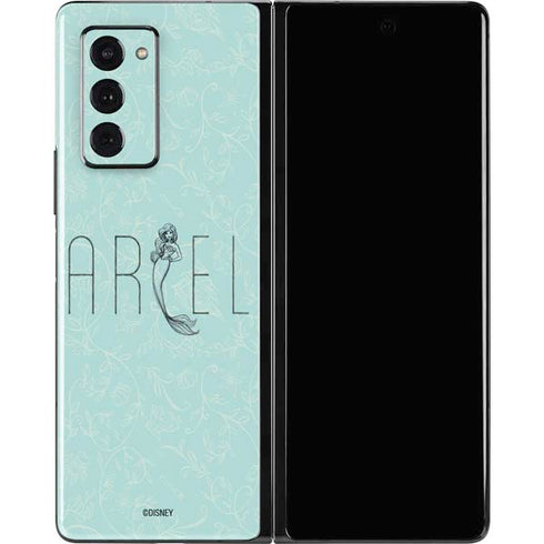 Disney The Little Mermaid Ariel Daydreamer Art Galaxy Z Fold2 5G Skin