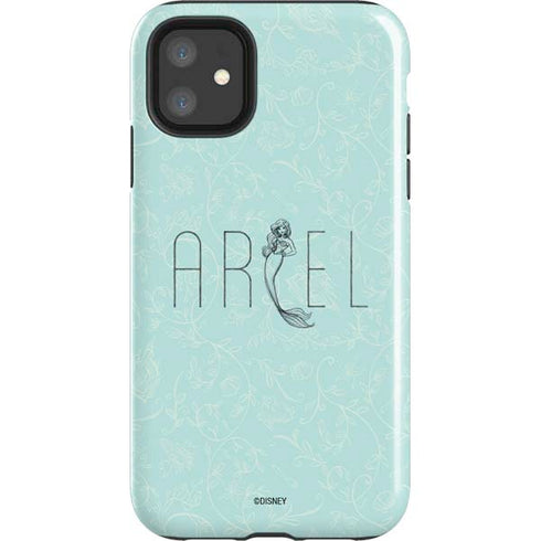 Disney The Little Mermaid Ariel Daydreamer Art iPhone 11 Impact Case